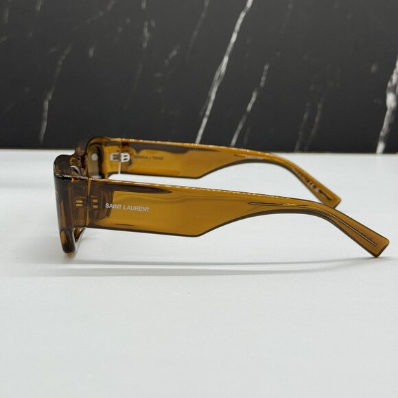 NEW SAINT LAURENT SUNGLASSES BROWN UNISEX EYEWEAR SAINT  display picture 3